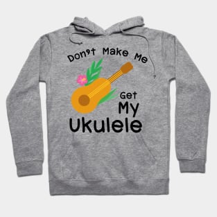 Ukulele Guitar Player Hawaii Music Hoodie